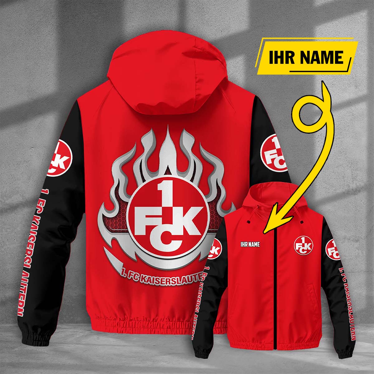 1. FC Kaiserslautern Windjacke - FCK Windbreaker