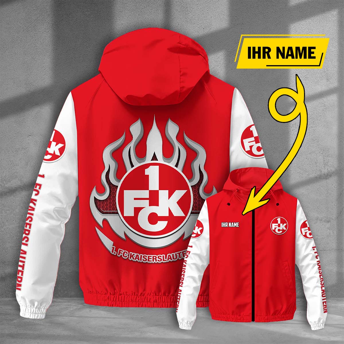 1. FC Kaiserslautern Windjacke - FCK Windbreaker – Bild 5