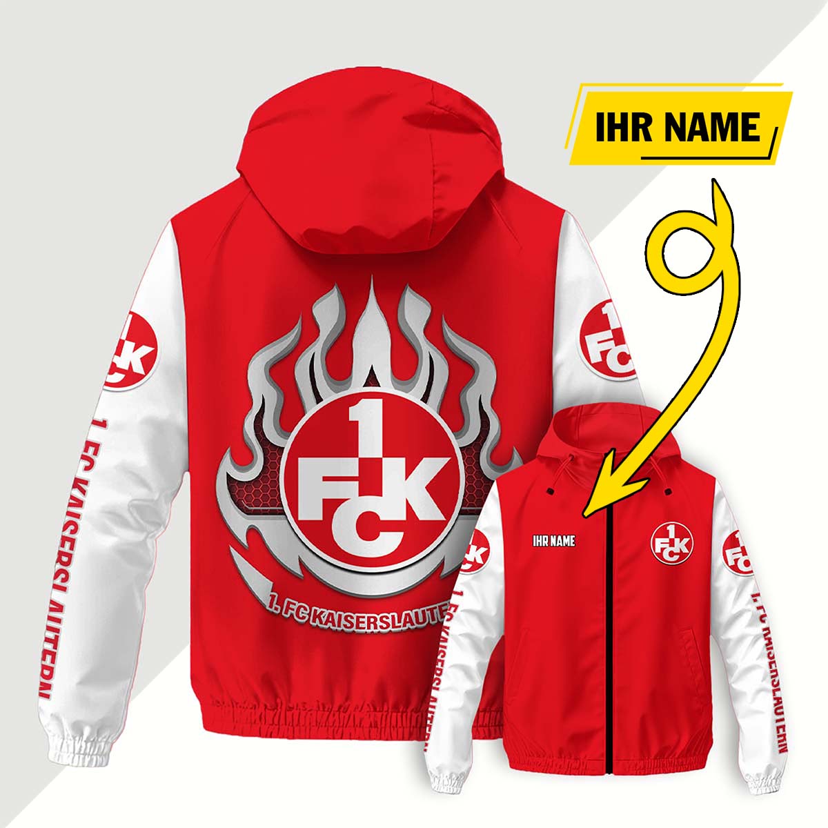 1. FC Kaiserslautern Windjacke - FCK Windbreaker – Bild 8