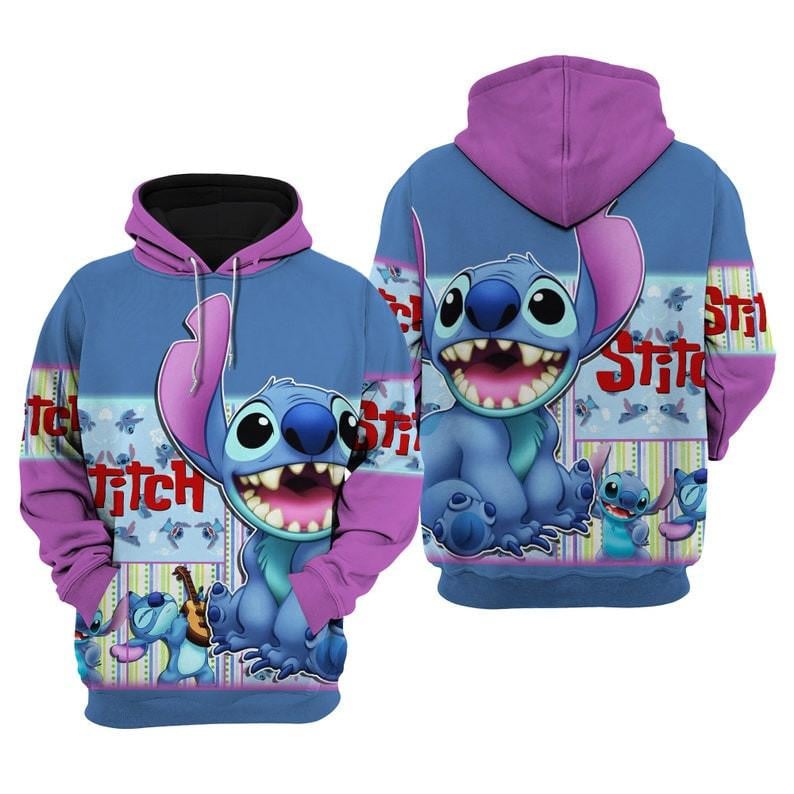 Stitch Hoodie - Lilo & Stitch Disney 155