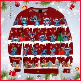 Stitch Weihnachtspullover – Lilo & Stitch Disney Ugly Christmas Sweater 1