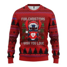 Stitch Weihnachtspullover – Lilo & Stitch Disney Ugly Christmas Sweater 2