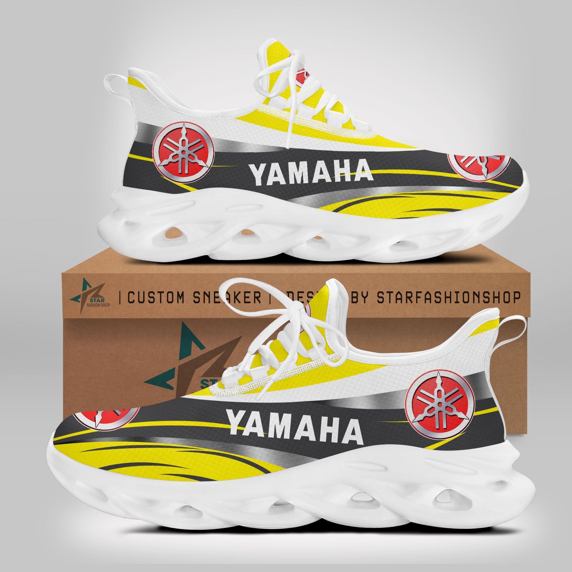 Yamaha Yellow Schuhe