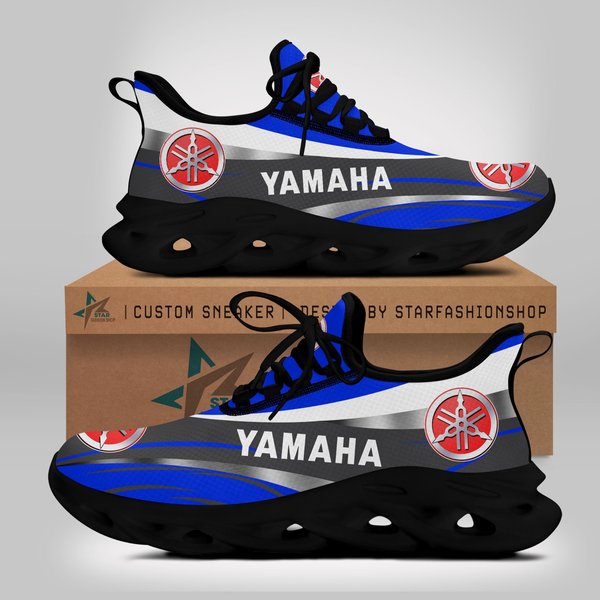 Yamaha Blue Schuhe – Bild 2