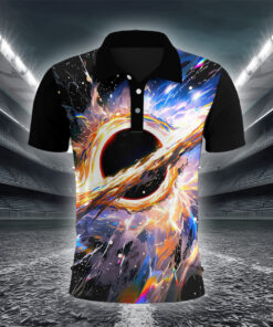 Alternative view of Auge des Universums Poloshirt
