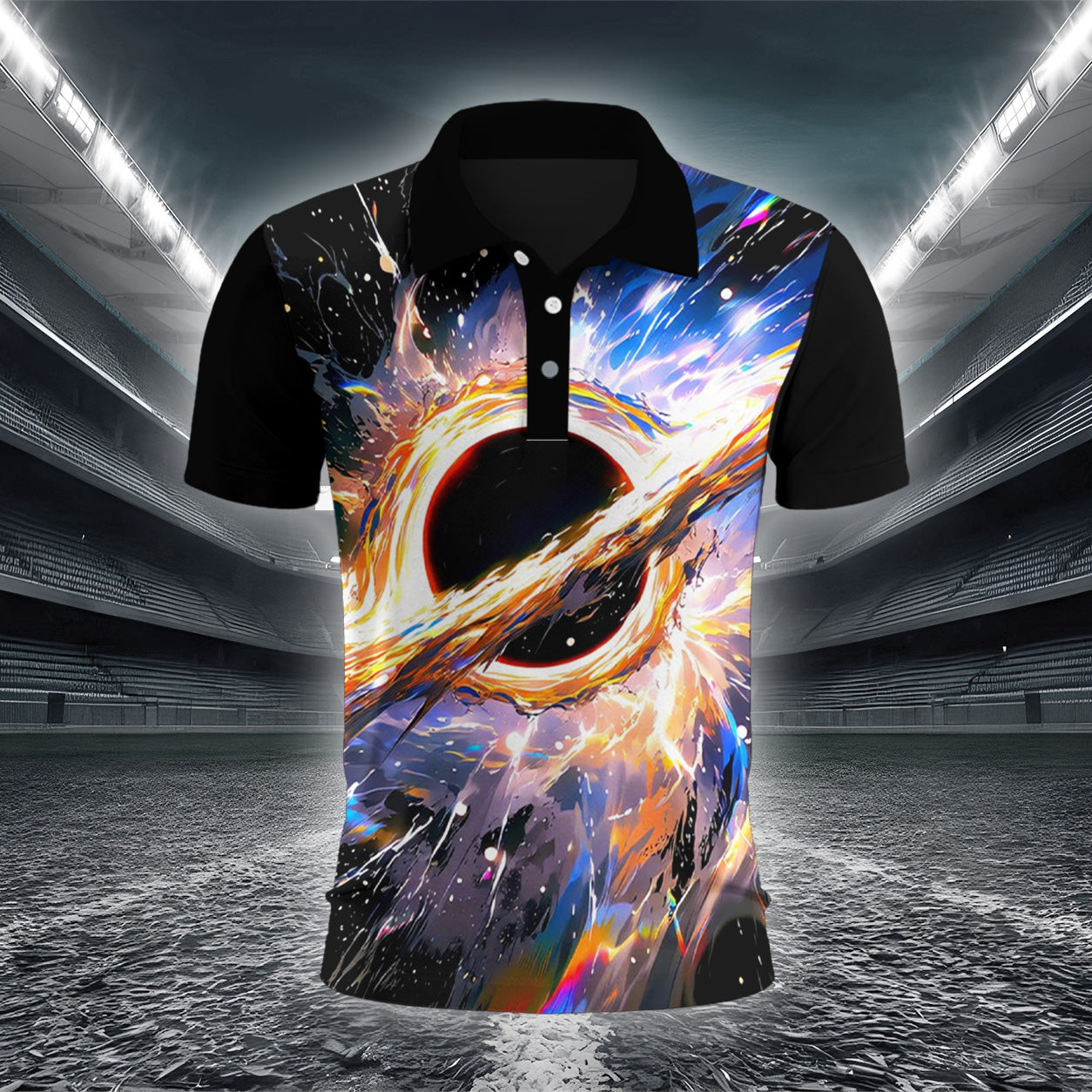 Auge des Universums Poloshirt – Bild 2