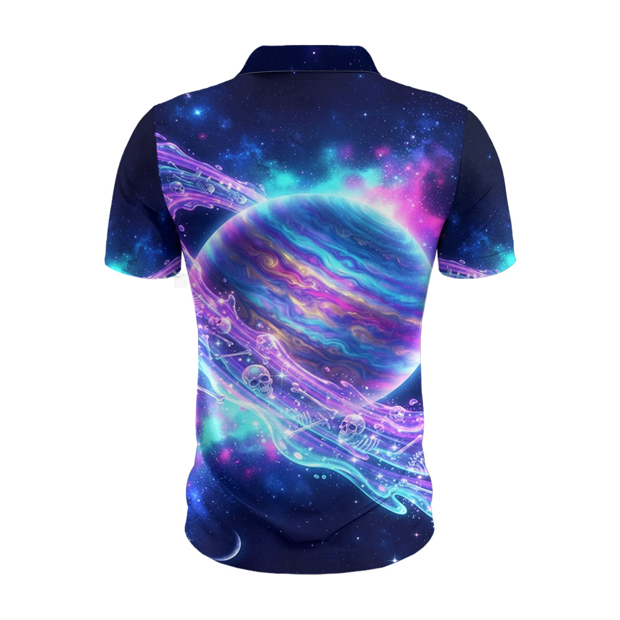 Mystische Sternenstraße Poloshirt – Bild 3