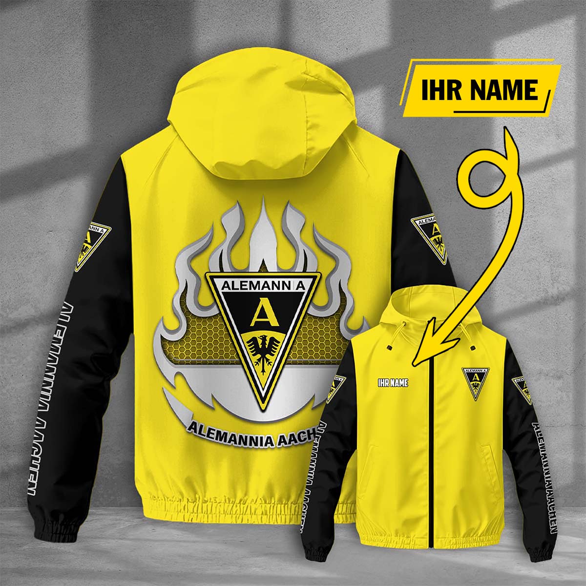 Alemannia Aachen Windjacke - AAC Windbreaker