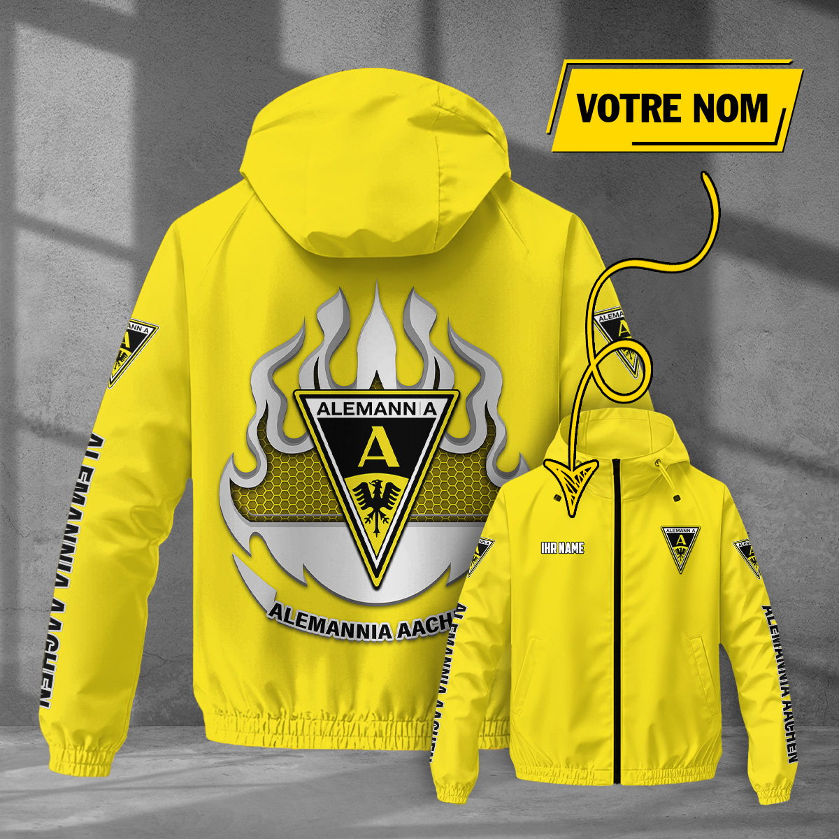 Alemannia Aachen Windjacke - AAC Windbreaker – Bild 9