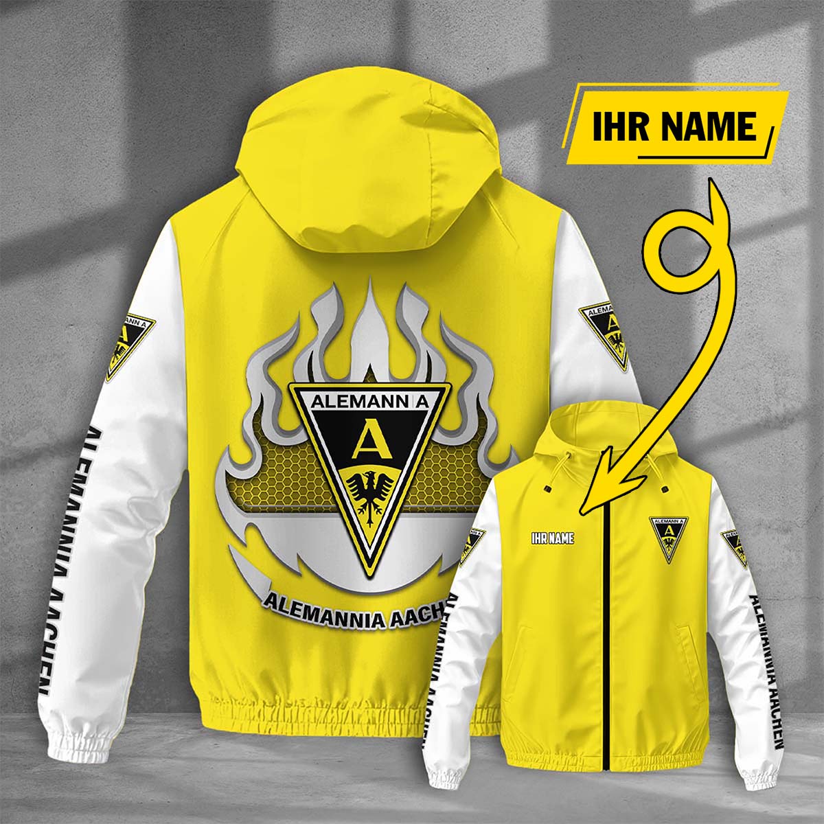 Alemannia Aachen Windjacke - AAC Windbreaker – Bild 5