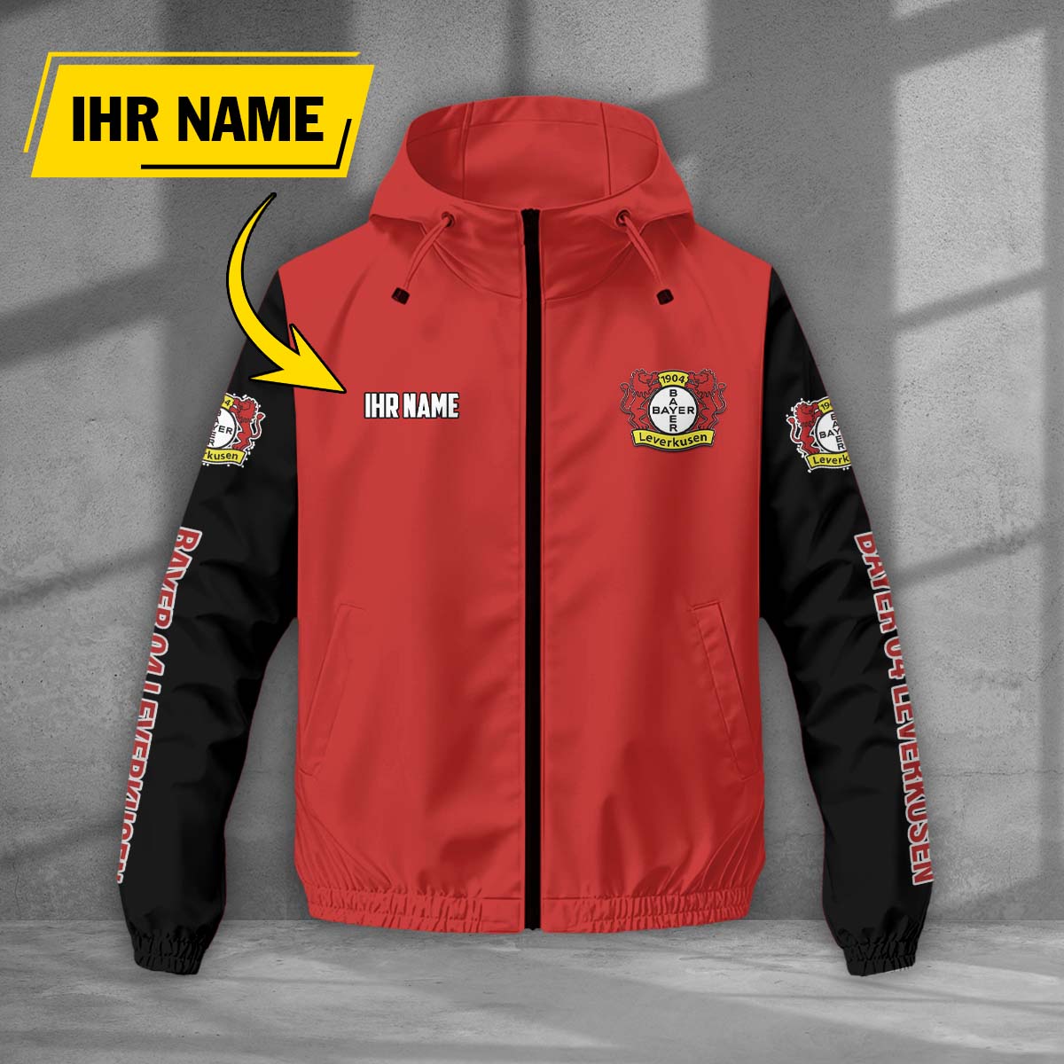 Bayer 04 Leverkusen Windjacke - B04 Windbreaker – Bild 3