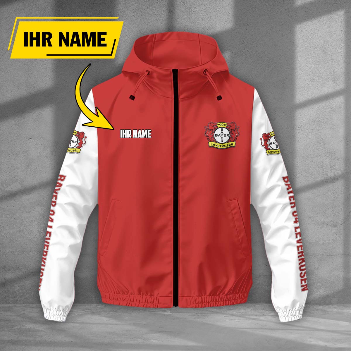 Bayer 04 Leverkusen Windjacke - B04 Windbreaker – Bild 7