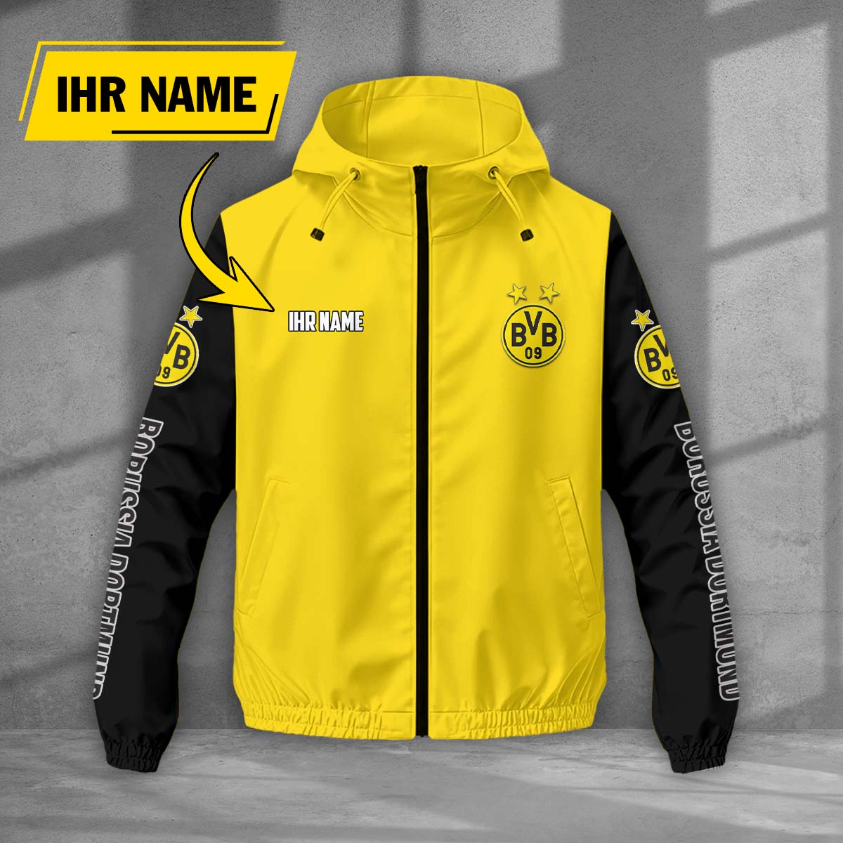 Borussia Dortmund Windjacke - BVB Windbreaker – Bild 3