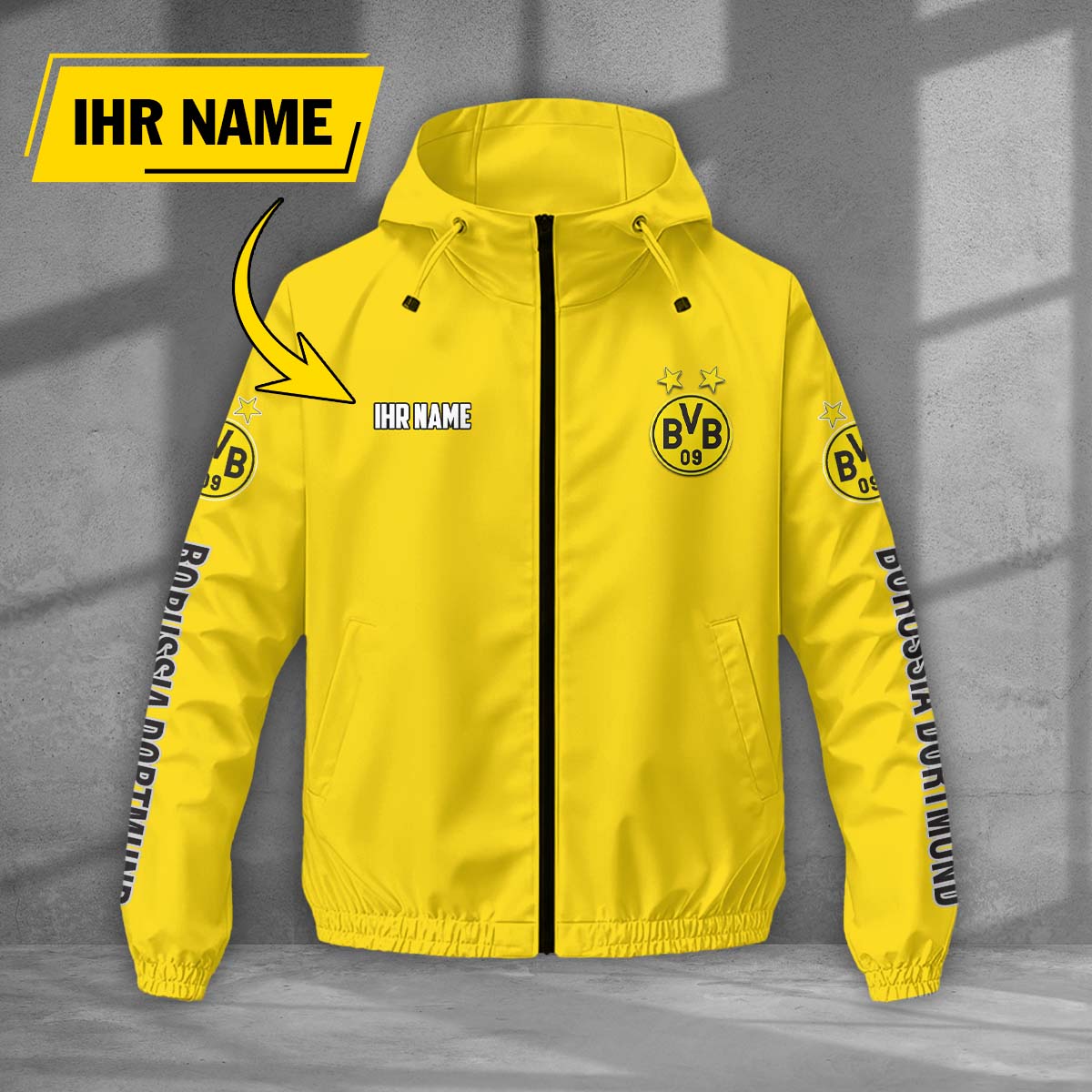 Borussia Dortmund Windjacke - BVB Windbreaker – Bild 11