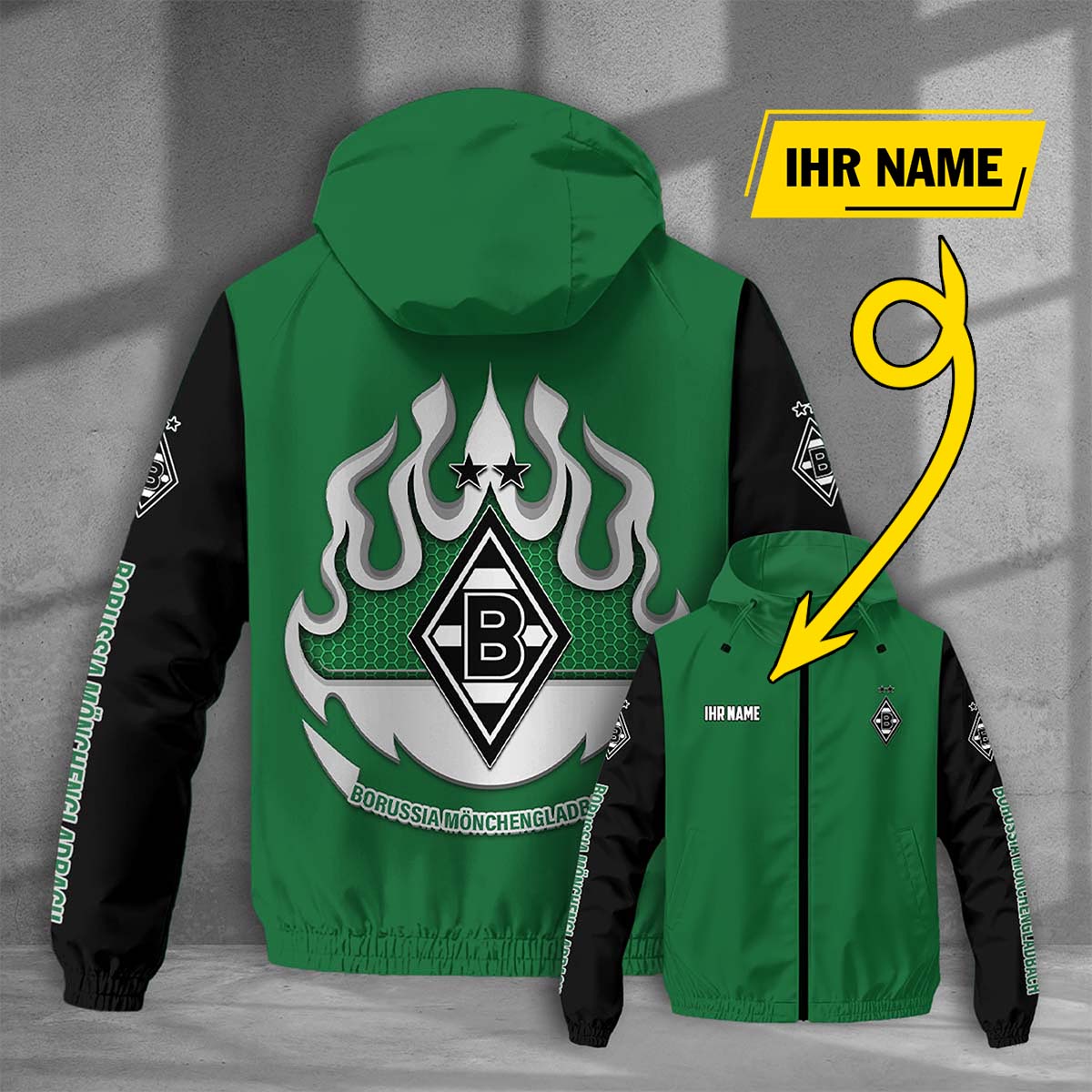 Borussia Mönchengladbach Windjacke - BMG Windbreaker