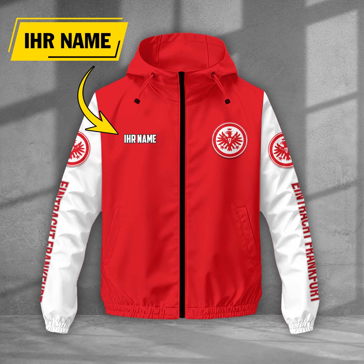 Eintracht Frankfurt Windjacke - SGE Windbreaker – Bild 7