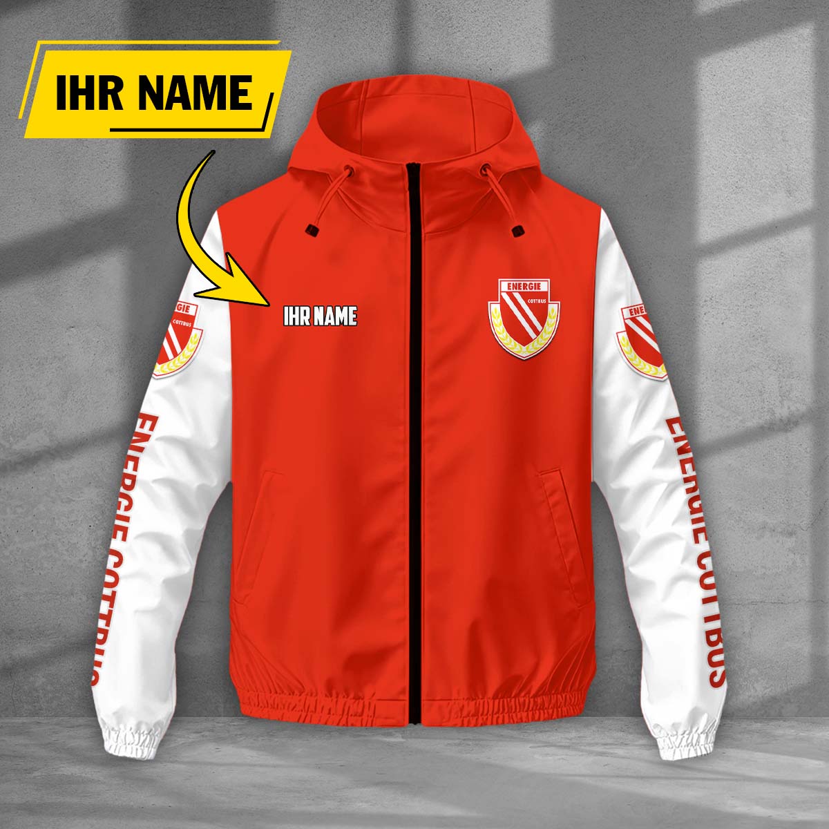Energie Cottbus Windjacke - FCE Windbreaker – Bild 7