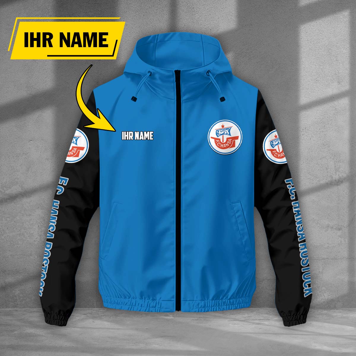 F.C. Hansa Rostock Windjacke - FCH Windbreaker – Bild 3