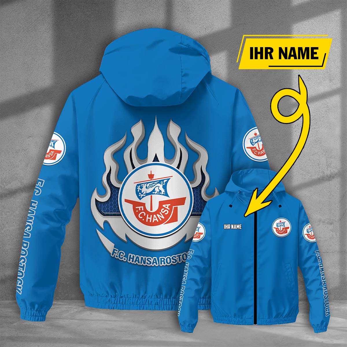 F.C. Hansa Rostock Windjacke - FCH Windbreaker – Bild 9