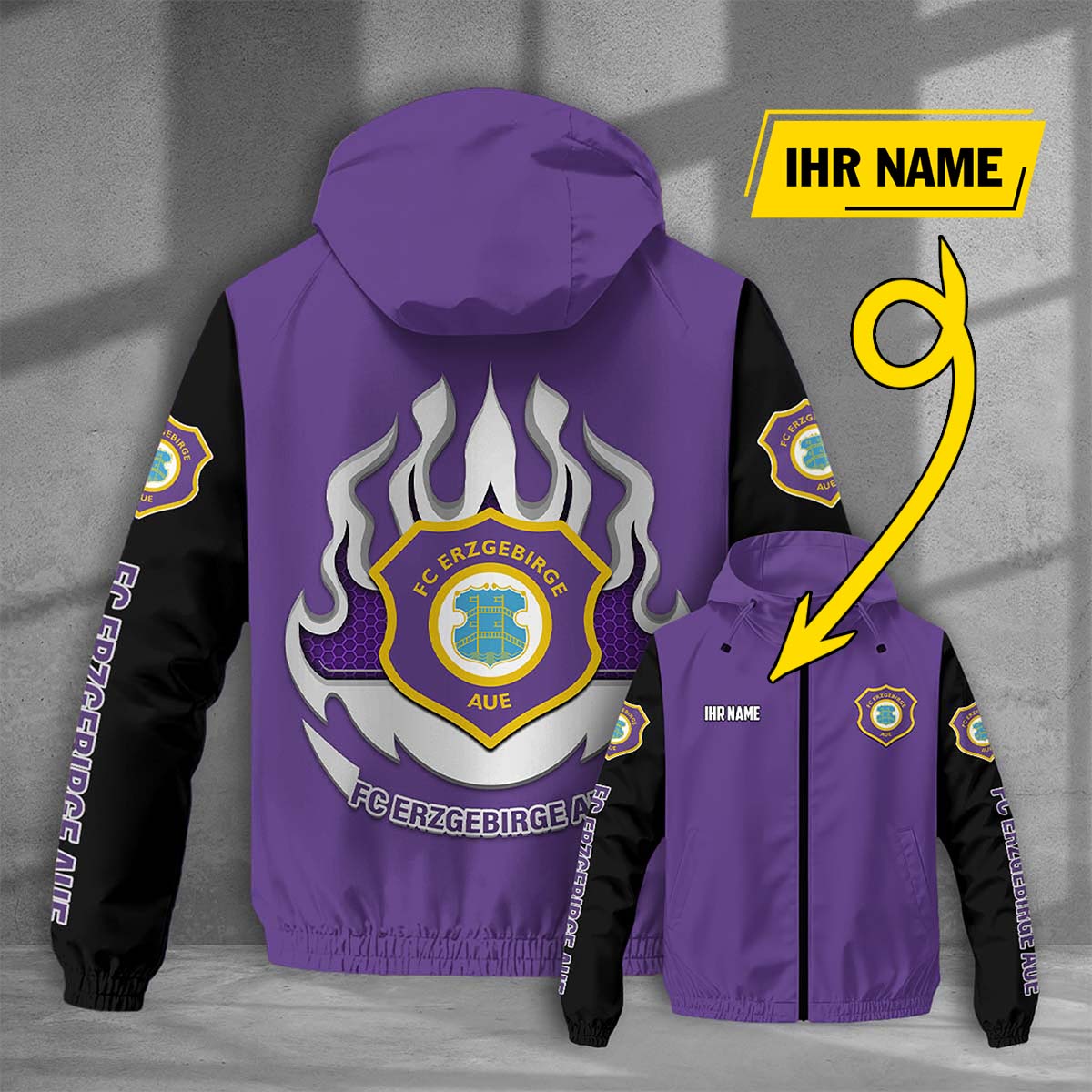 FC Erzgebirge Aue Windjacke - FCE Windbreaker