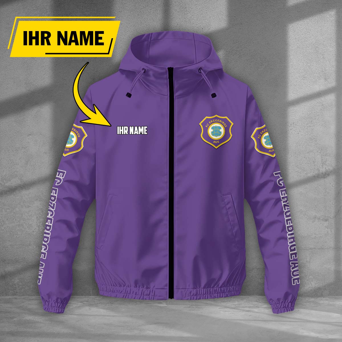 FC Erzgebirge Aue Windjacke - FCE Windbreaker – Bild 11