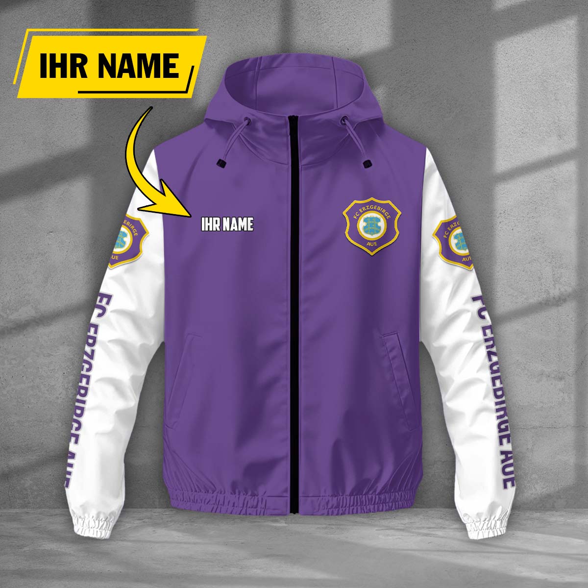 FC Erzgebirge Aue Windjacke - FCE Windbreaker – Bild 7