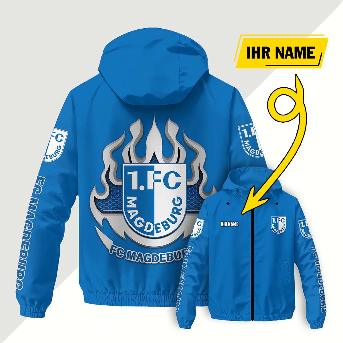 FC Magdeburg Windjacke - FCM Windbreaker – Bild 12