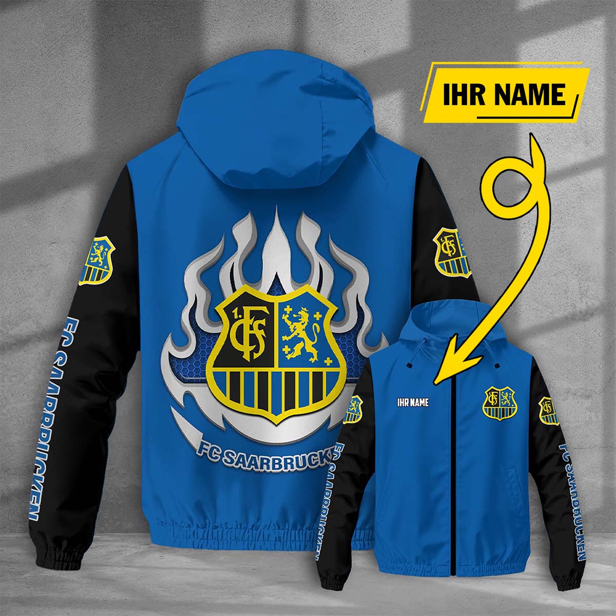 FC Saarbrücken Windjacke - FCS Windbreaker