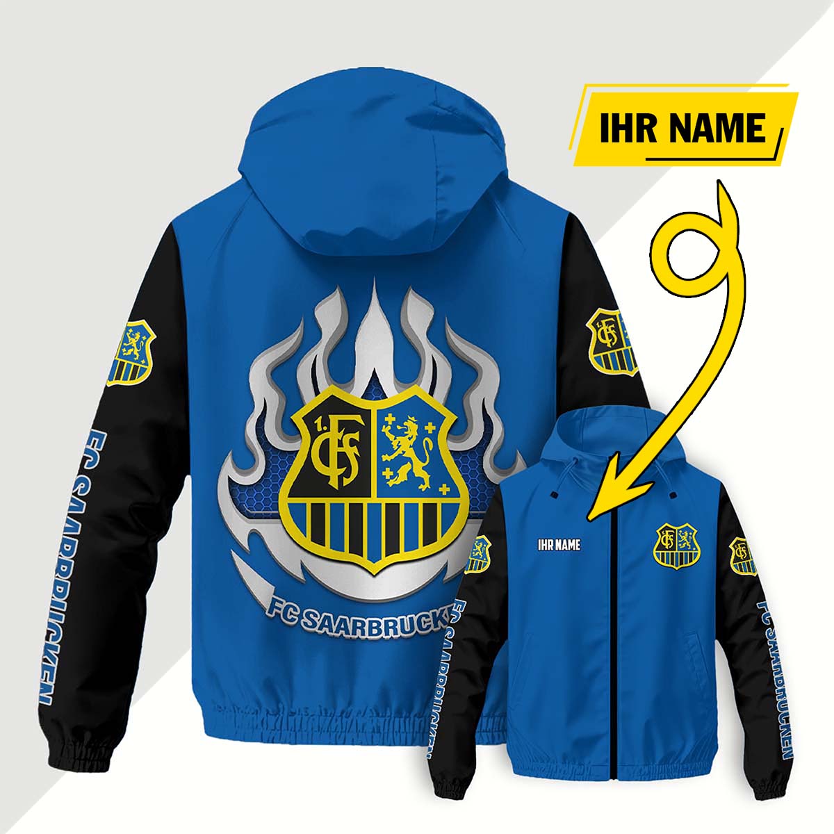 FC Saarbrücken Windjacke - FCS Windbreaker – Bild 4