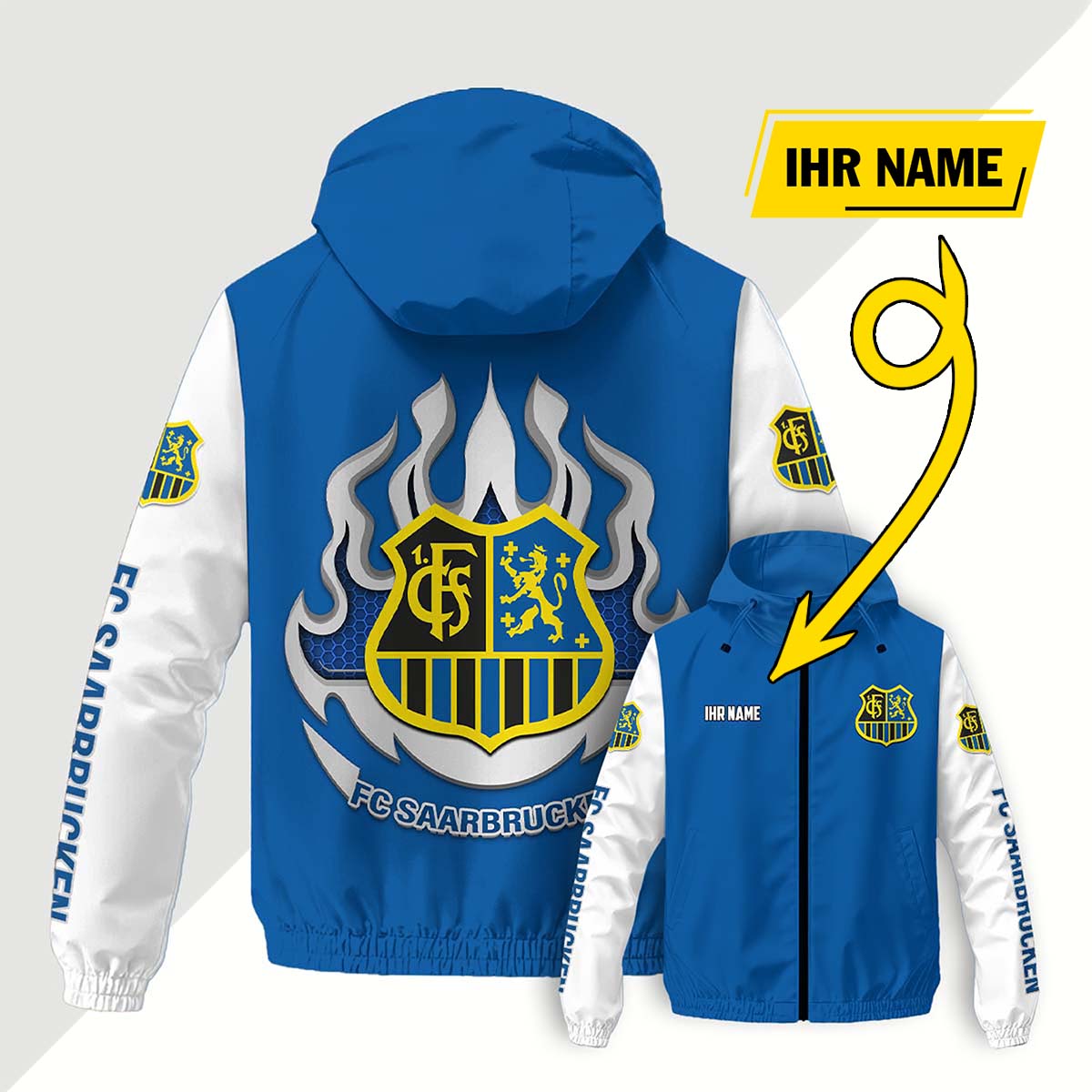 FC Saarbrücken Windjacke - FCS Windbreaker – Bild 8