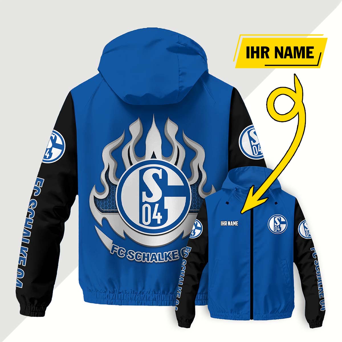 FC Schalke 04 Windjacke - S04 Windbreaker – Bild 4