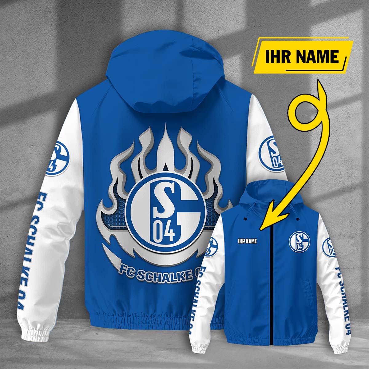 FC Schalke 04 Windjacke - S04 Windbreaker – Bild 5