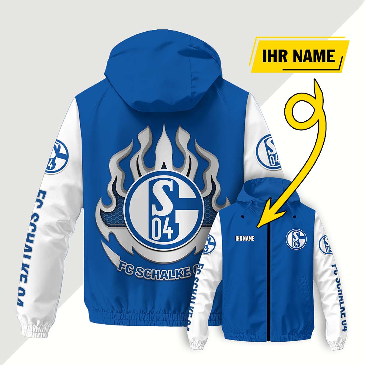 FC Schalke 04 Windjacke - S04 Windbreaker – Bild 8