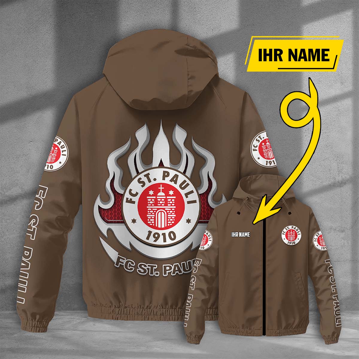 FC St. Pauli Windjacke - STP Windbreaker – Bild 9