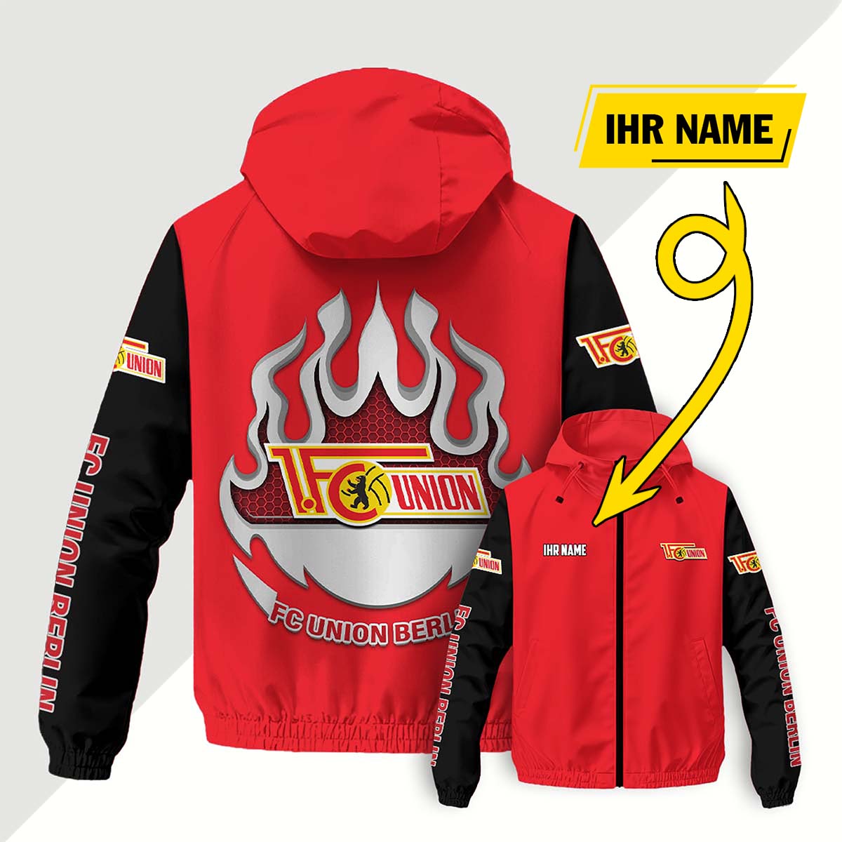 FC Union Berlin Windjacke - FCU Windbreaker – Bild 4