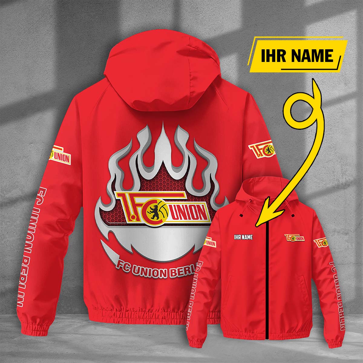 FC Union Berlin Windjacke - FCU Windbreaker – Bild 9