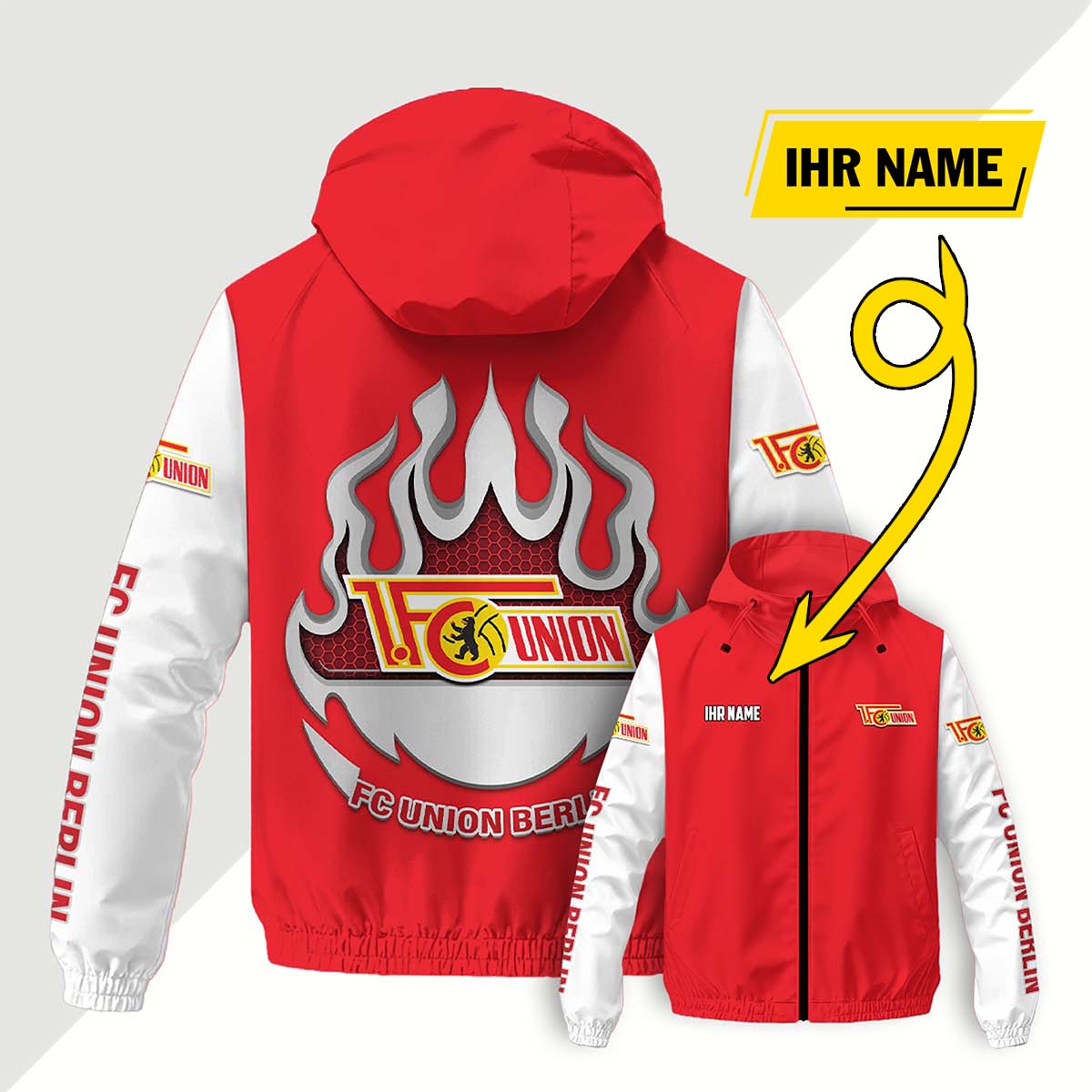 FC Union Berlin Windjacke - FCU Windbreaker – Bild 8