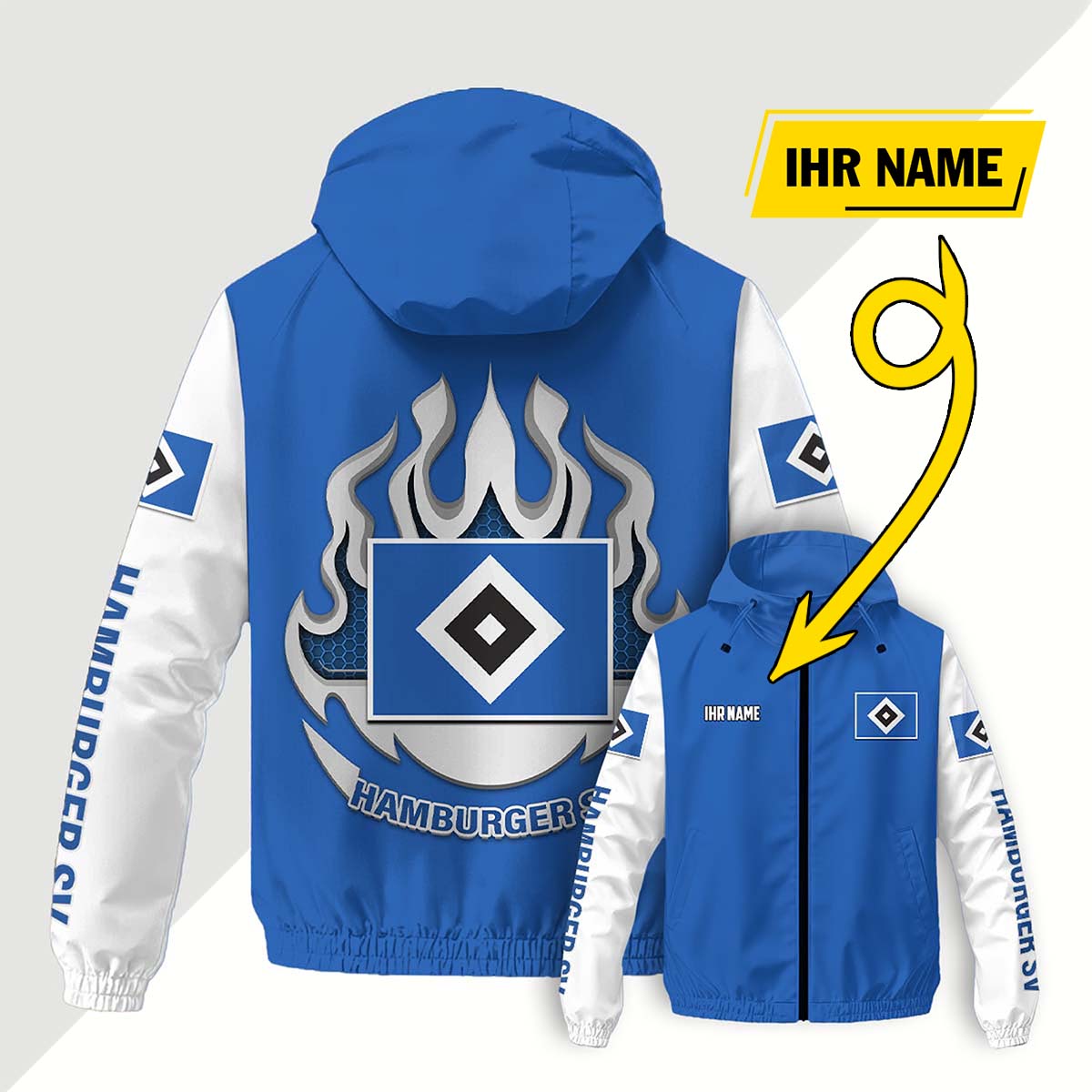 Hamburger SV Windjacke - HSV Windbreaker – Bild 8