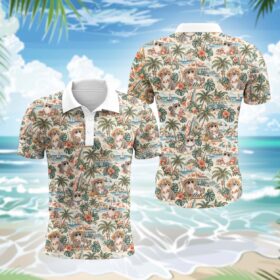 Britisch Kurzhaar Katze Polohemd – Lustiges Tropen Kurzarm Shirt für Herren Damen