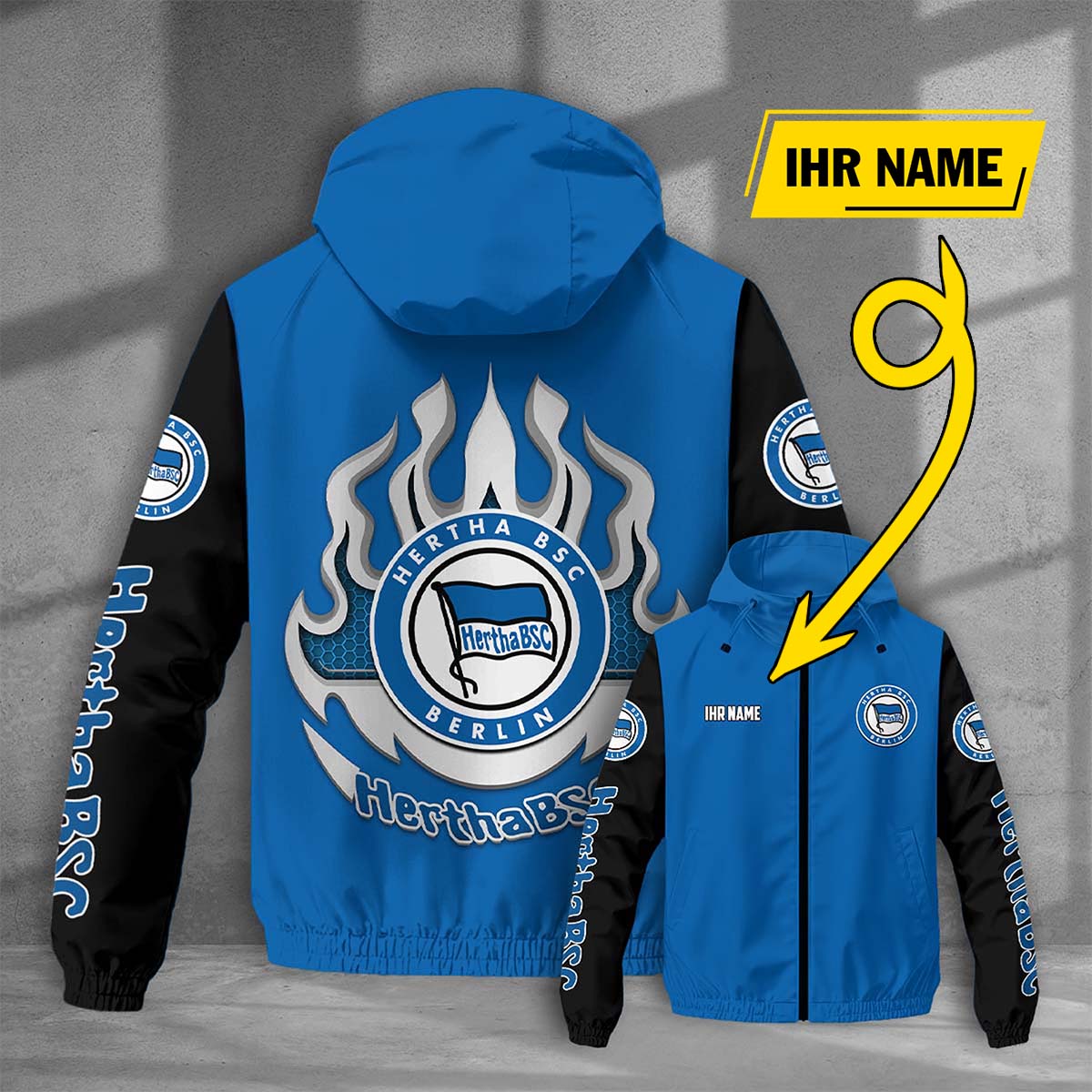 Hertha Berlin Windjacke - BSC Windbreaker