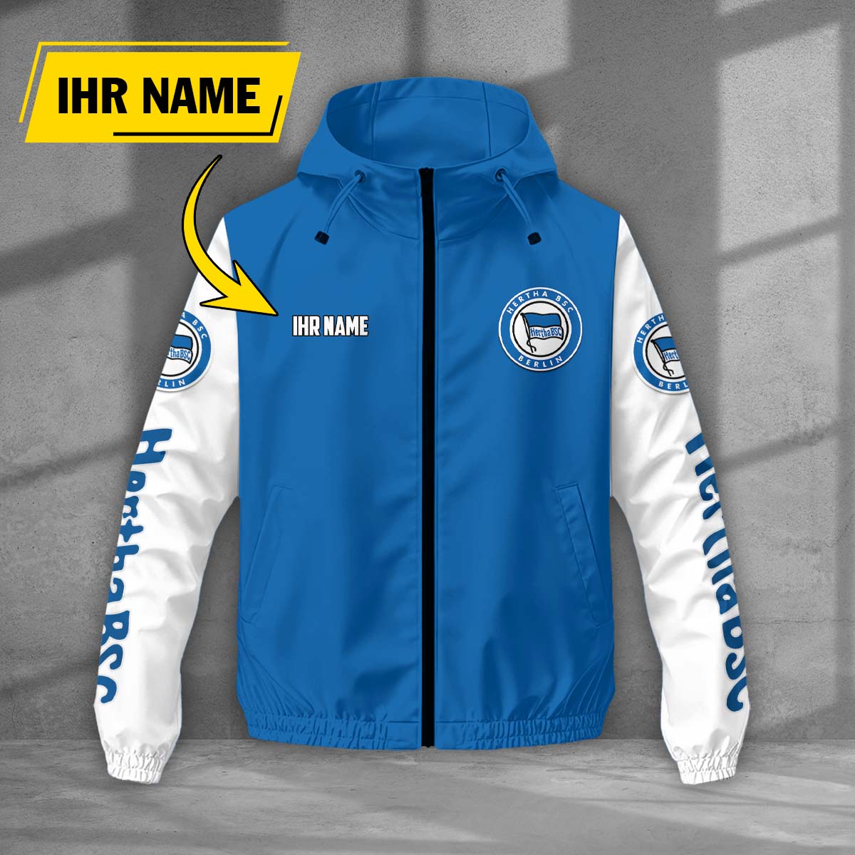 Hertha Berlin Windjacke - BSC Windbreaker – Bild 7