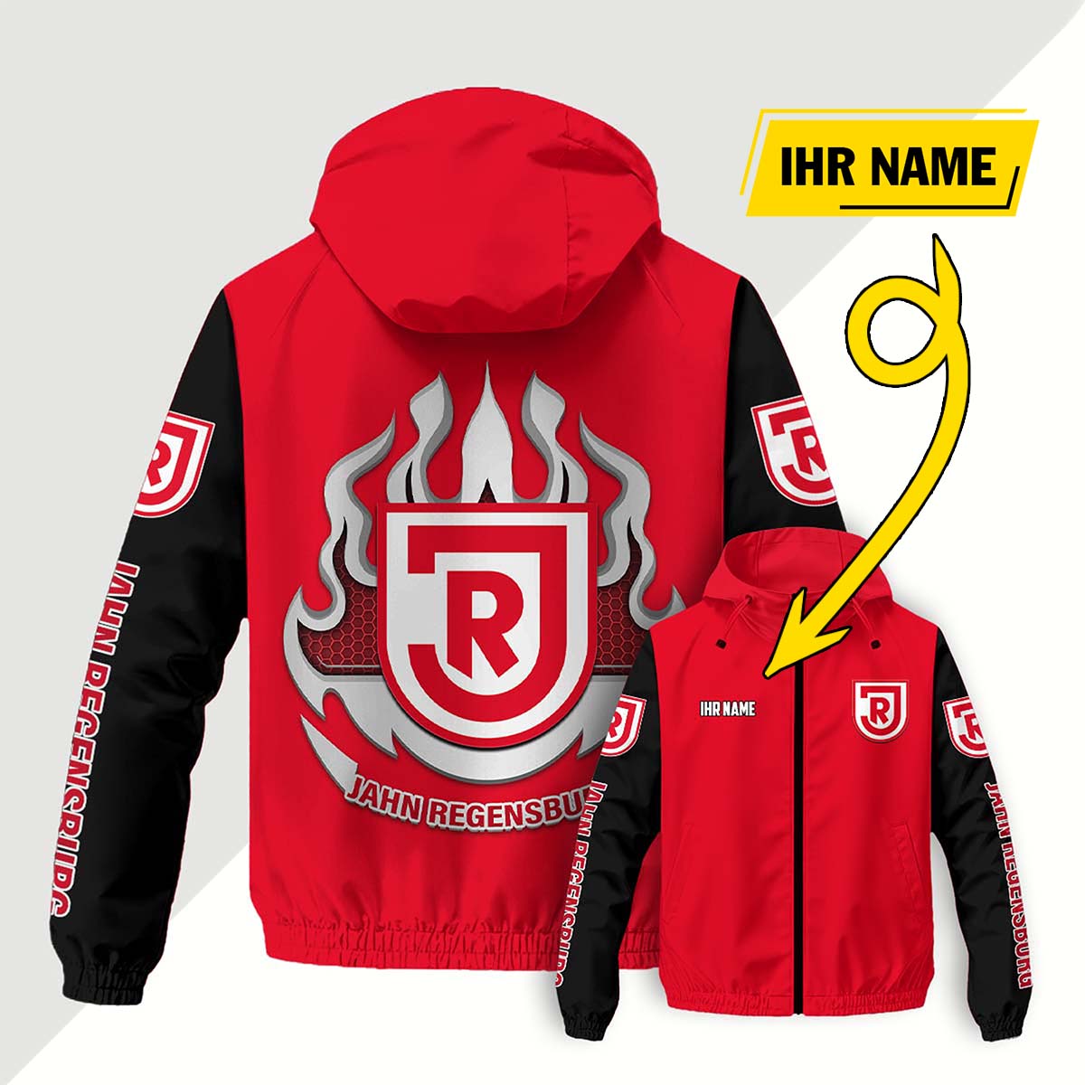 Jahn Regensburg Windjacke - SSV Windbreaker – Bild 4