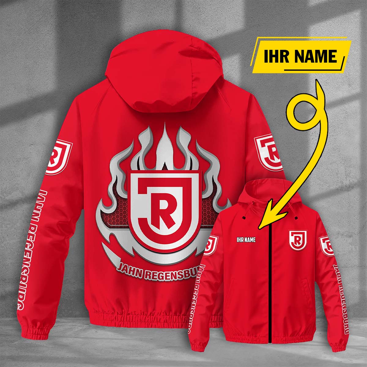 Jahn Regensburg Windjacke - SSV Windbreaker – Bild 9