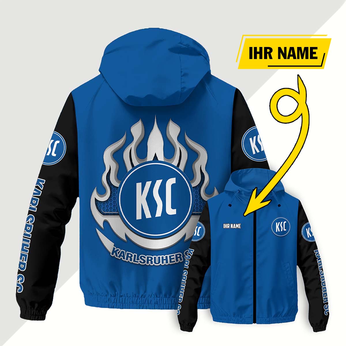 Karlsruher SC Windjacke - KSC Windbreaker – Bild 4