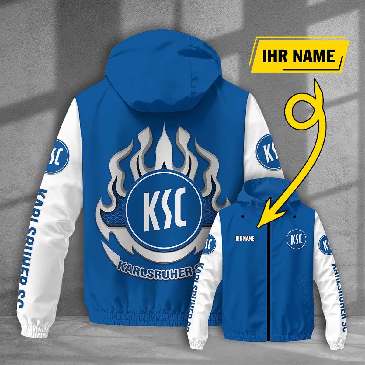 Karlsruher SC Windjacke - KSC Windbreaker – Bild 5
