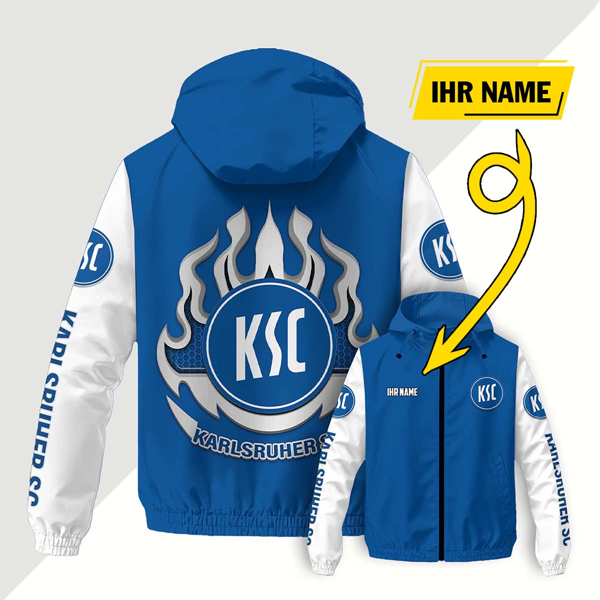 Karlsruher SC Windjacke - KSC Windbreaker – Bild 8