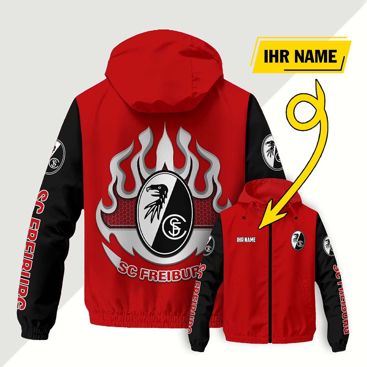 SC Freiburg Windjacke - SCF Windbreaker – Bild 4