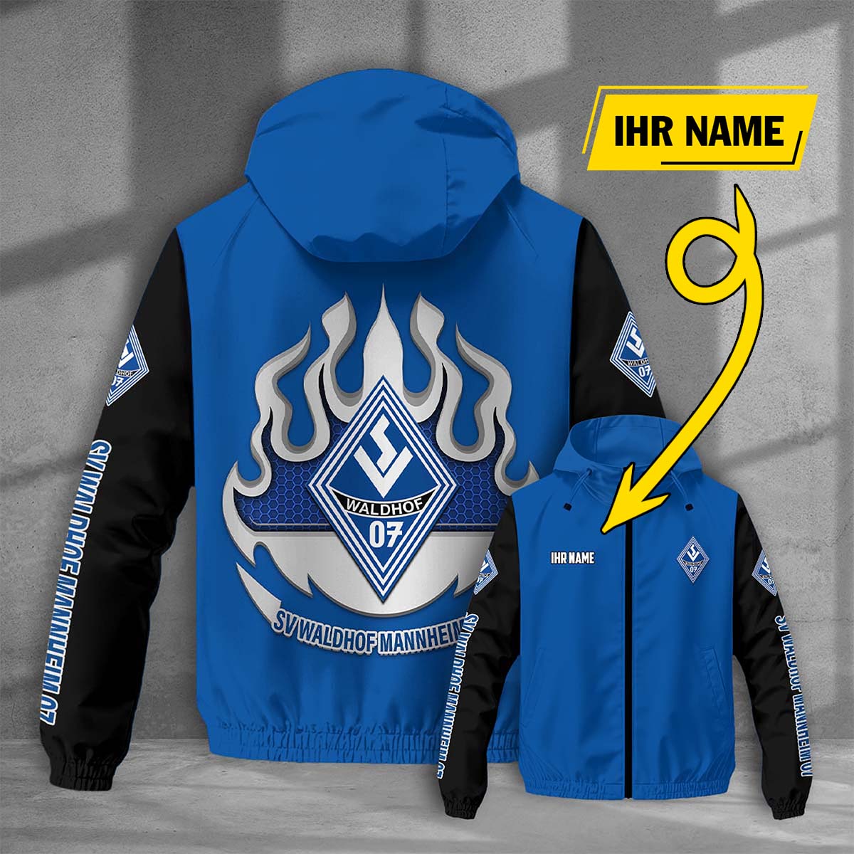 SV Waldhof Mannheim 07 Windjacke - SVW Windbreaker