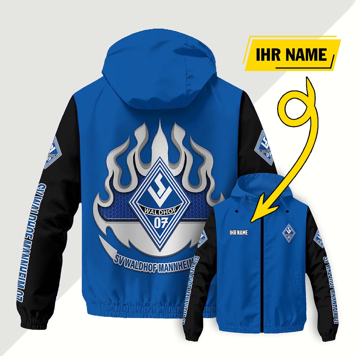 SV Waldhof Mannheim 07 Windjacke - SVW Windbreaker – Bild 4