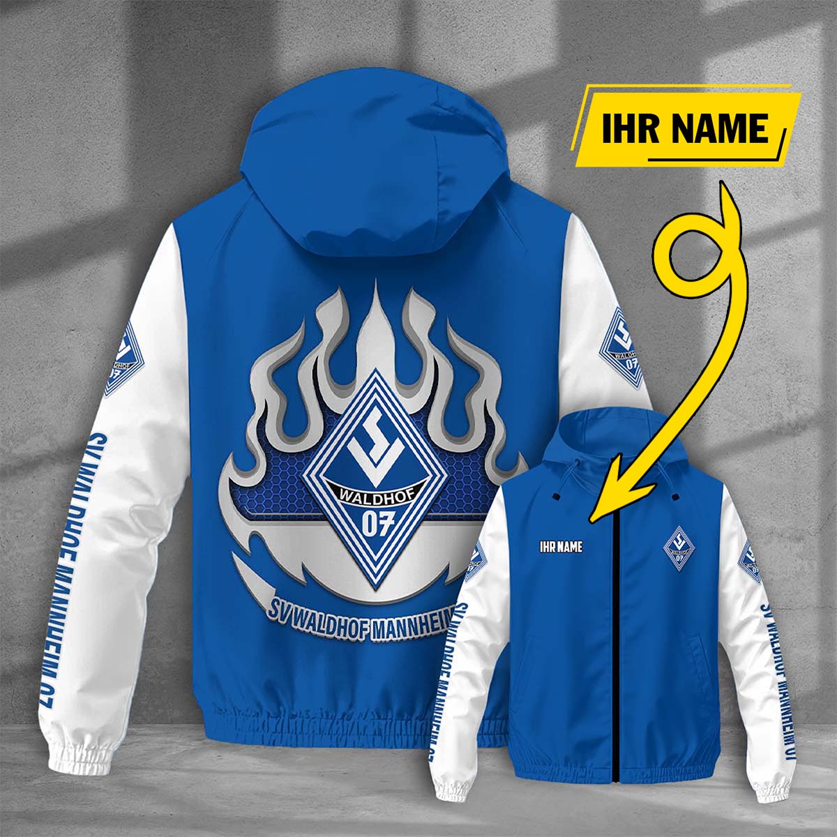 SV Waldhof Mannheim 07 Windjacke - SVW Windbreaker – Bild 5